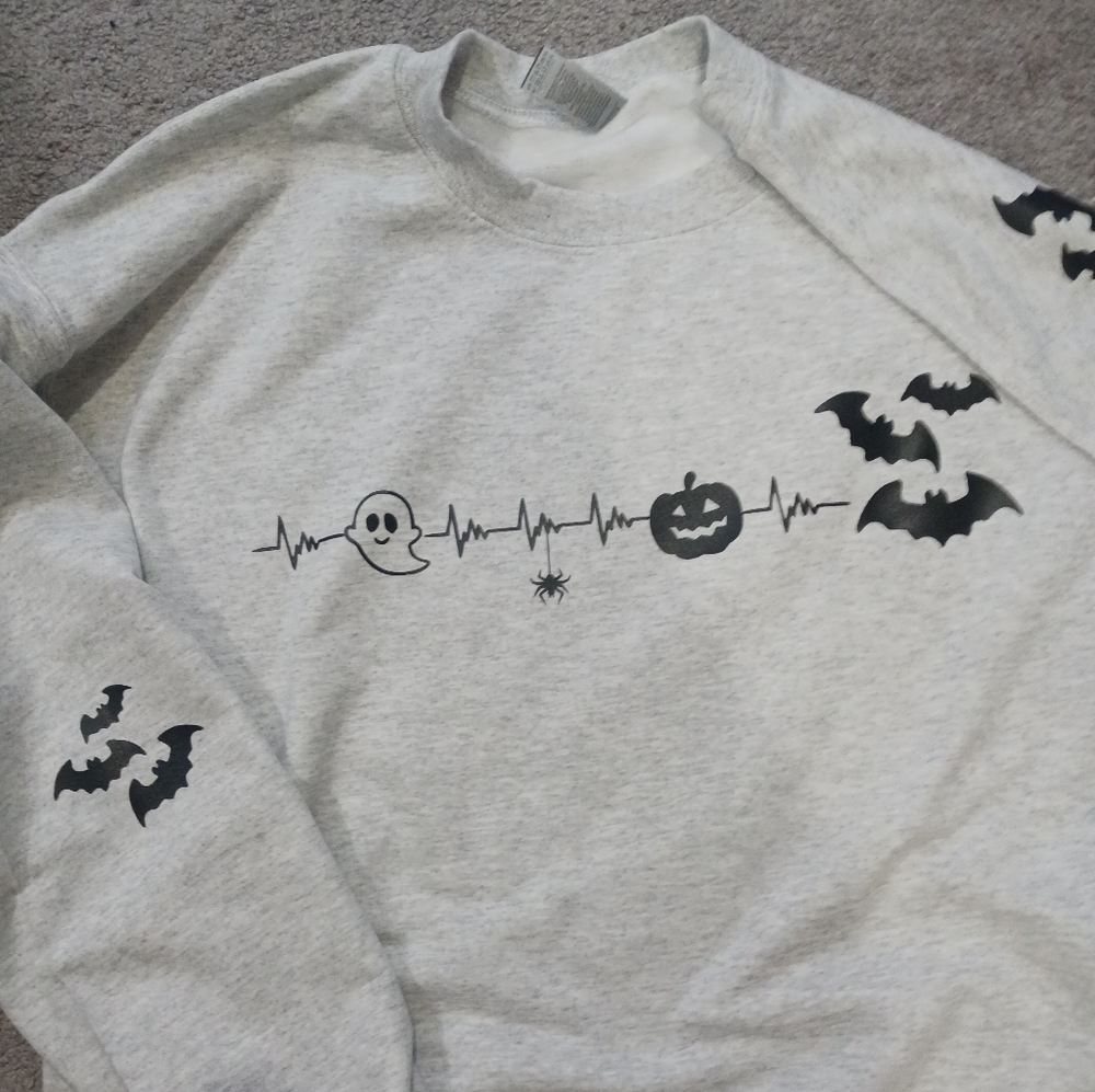 Halloween sweatshirt.